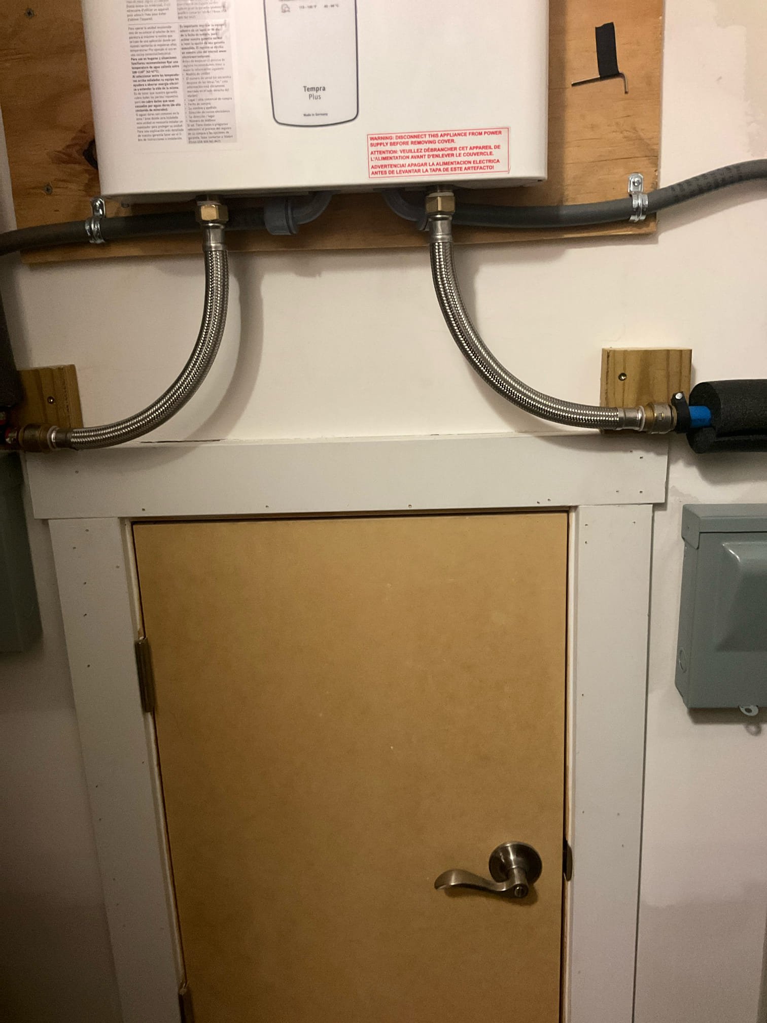 Hot Water Tank Wiring, 50A Breakers & 60A Disconnects | Matthews, NC