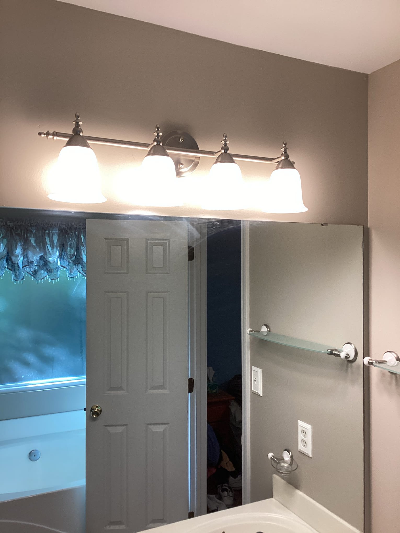 Bathroom Vanity Light Fixture Installation in Kannapolis, NC