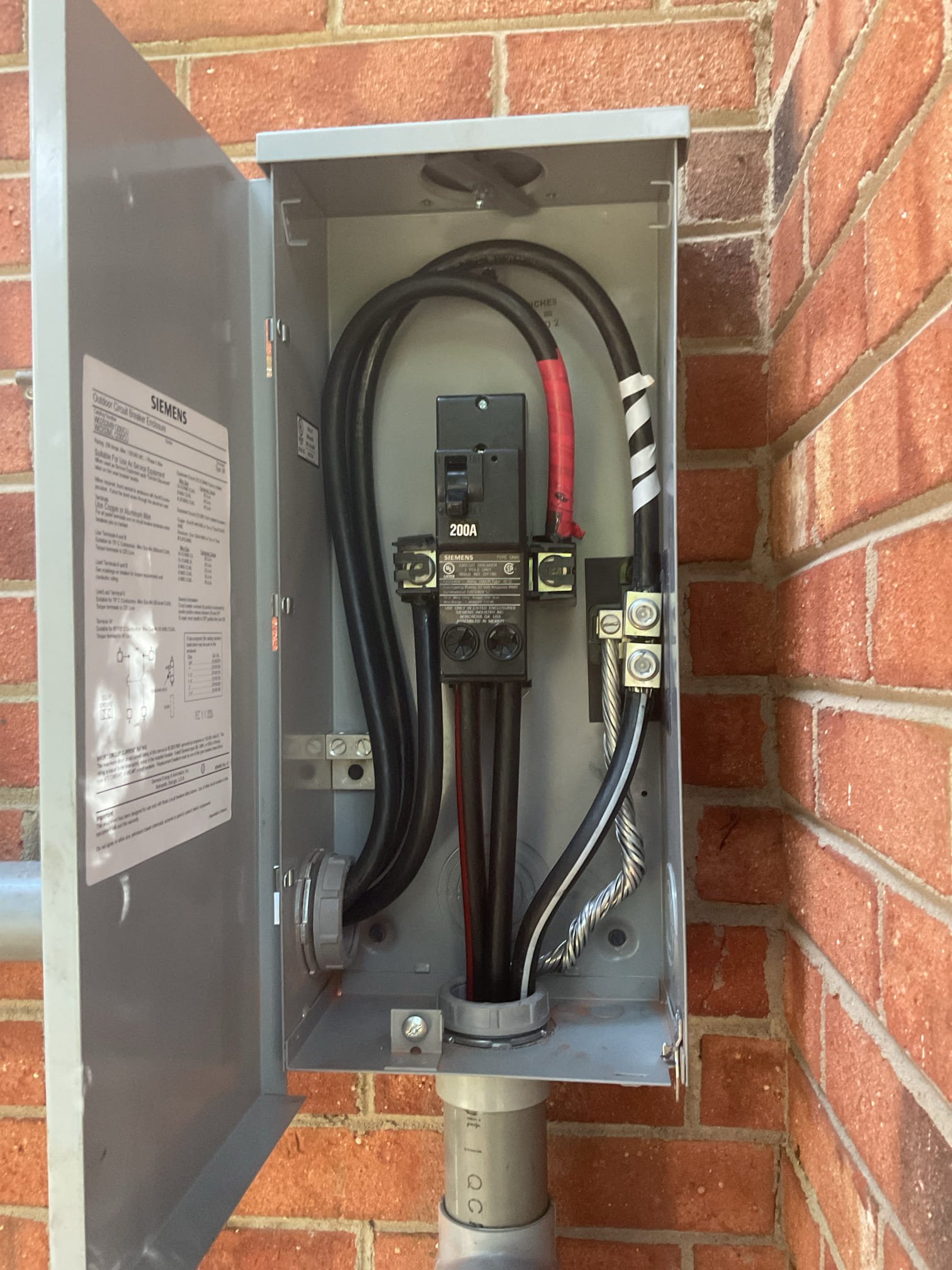 200A Electrical Panel Upgrade & Surge Protection in Pittsboro, NC