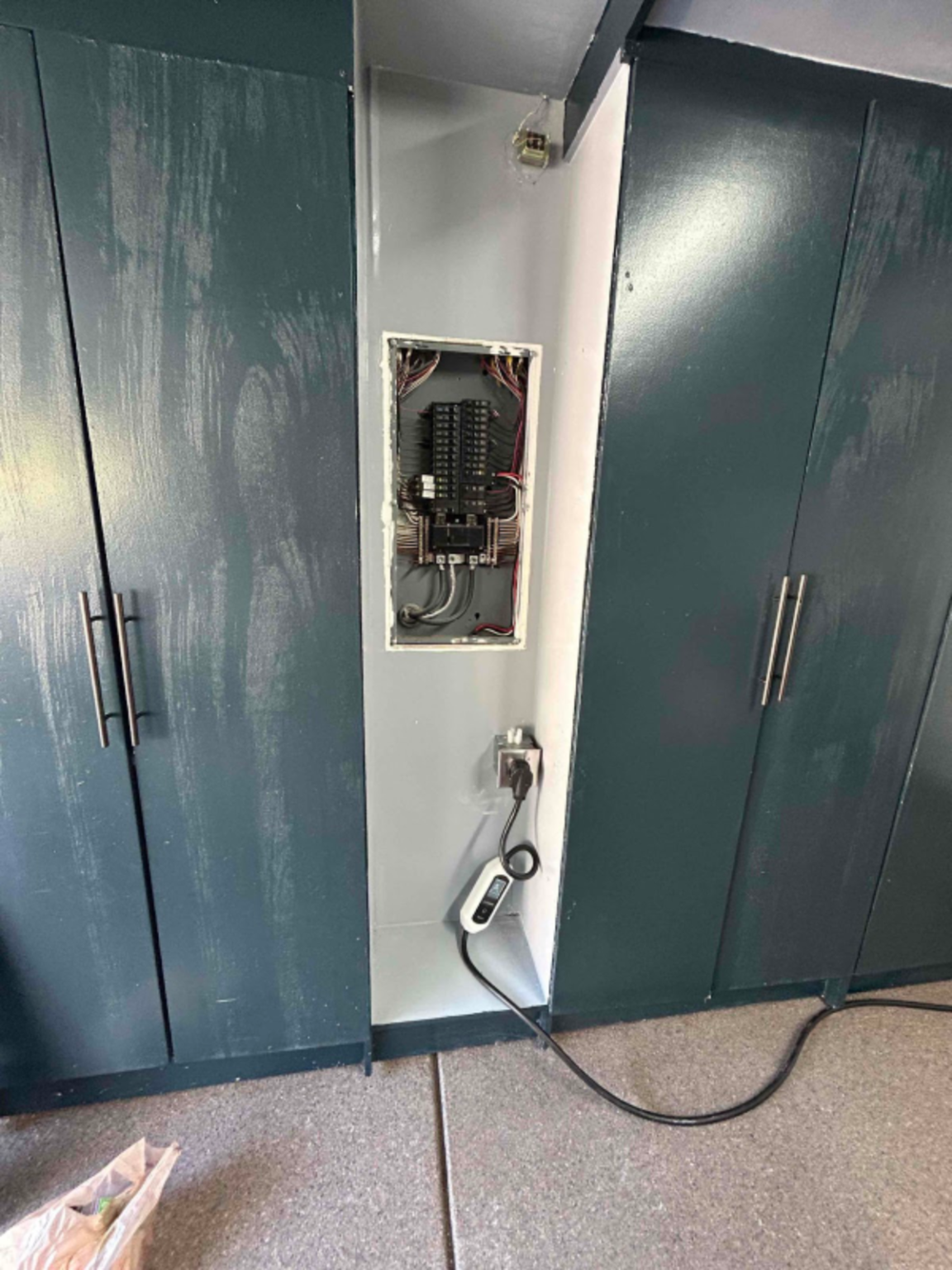 Home charging station installation for a Durham EV charger project