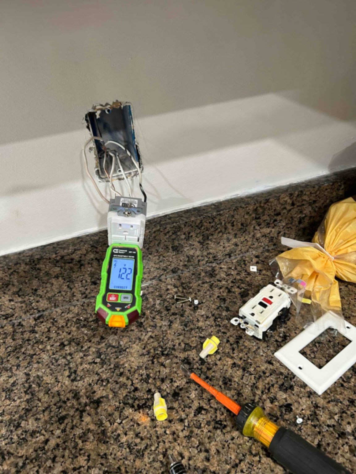 Kitchen outlet work for reliable appliance power