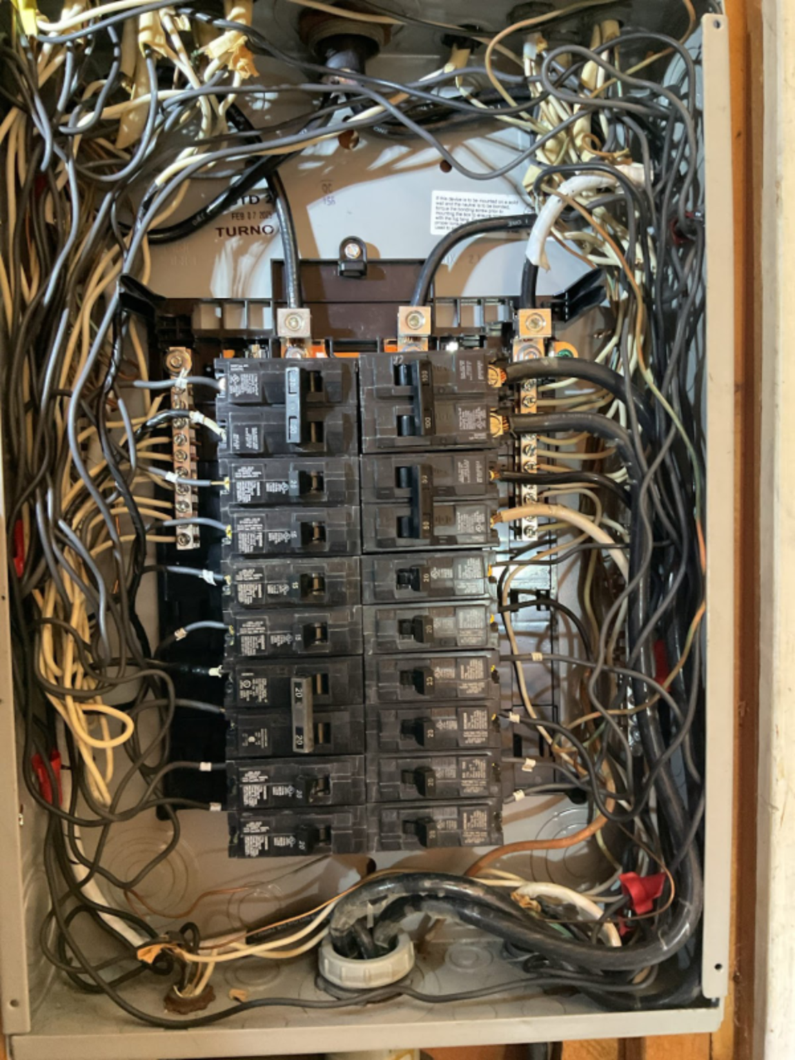 Modern electrical panel and surge protection installation in Brevard NC