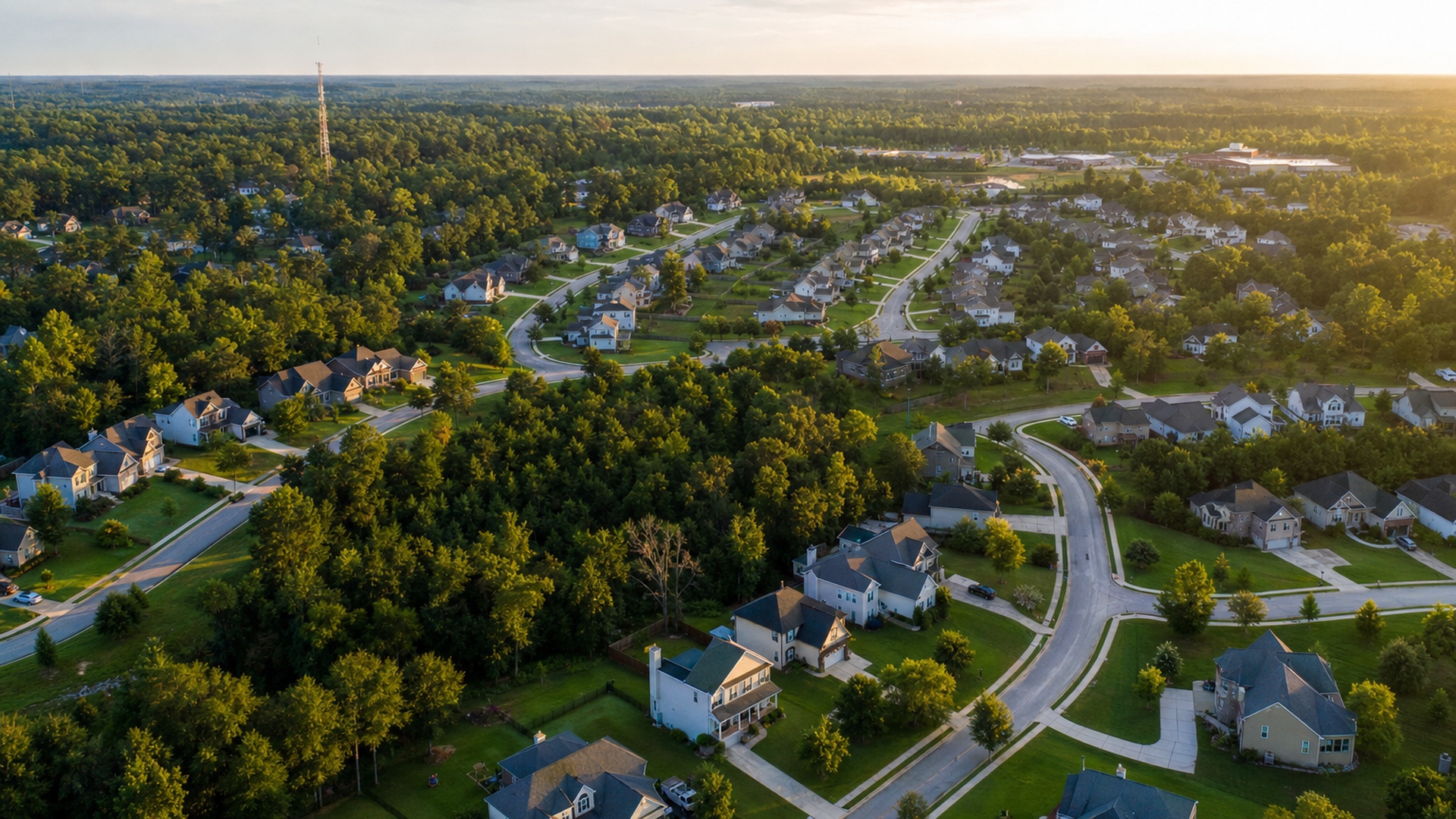 Pine Ridge South Carolina residential area served by Touchstone Electric
