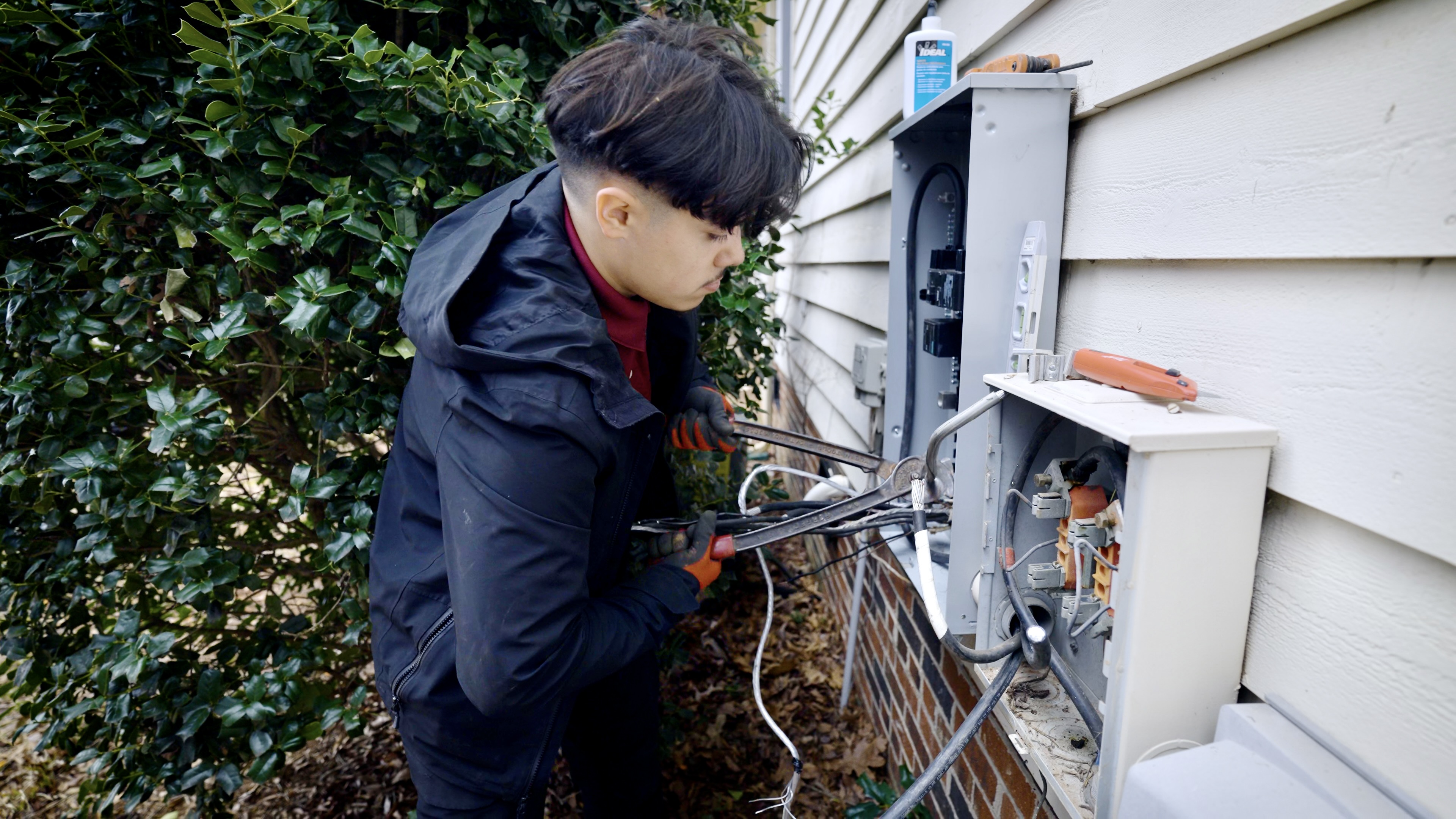 Professional electrical tools and equipment used by Touchstone Electric