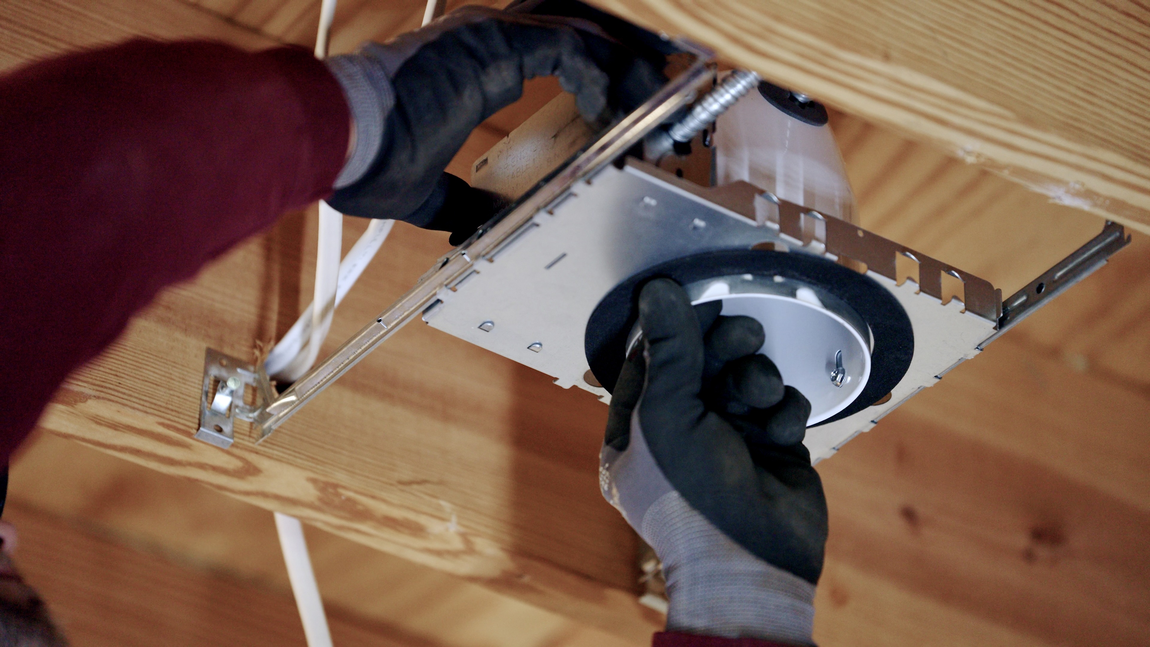 Whole-home rewiring through residential framing